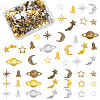 Zinc Alloy Links and Zinc Alloy Cabochons PALLOY-OC0001-37-1