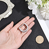 Brass Pave Clear Cubic Zirconia Tie Clips AJEW-WH20020-700P-3