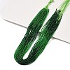 Transparent Gradient Color Glass Beads Strands GLAA-H021-01A-33-1