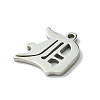 201 Stainless Steel Pendants STAS-B055-01P-D-2