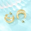 304 Stainless Steel Stud Earrings for Women SA-CBAB549-07G-3