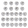 52Pcs 26 Style Electroplate Glass Alphabet Beads FIND-TA0001-99B-3