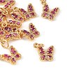 SHEGRACE Brass Micro Pave Cubic Zirconia Charms XGRQ5K081-628G-F-1