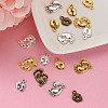 Tibetan Style Alloy Charms PALLOY-TA0002-13-4