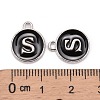 Platinum Plated Alloy Charms ENAM-S118-02S-P-3