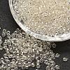 12/0 Transparent Glass Round Seed Beads SEED-J010-F12-21-1