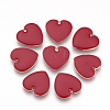 Brass Enamel Pendants KK-Q679-05G-1