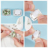 16Pcs 8 Styles Alloy & Rhinestone Shoe Charms FIND-DR0001-57-3