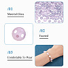 105Pcs 3 Styles Electroplate Opaque Solid Color Glass Beads Strands GLAA-TA0004-40A-5