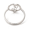 Non-Tarnish 201 Stainless Steel Finger Ring RJEW-E063-03P-3