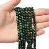 Dyed Natural Tiger Eye Beads Strands LS-G-G102-A01-02-3