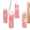 Natural Rose Quartz Hexagonal Prism Display Decorations PW-WG1FC46-01-5