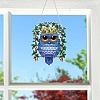 Owl Wreath DIY Diamond Painting Door Window Hanging Decoration Kits PW-WG18875-01-3