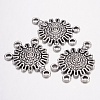 Tibetan Style Alloy Chandelier Components Links LS-LF0145Y-1