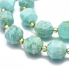 Natural Amazonite Beads Strands G-K303-A07-10mm-3