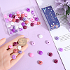 96Pcs 12 Colors Food Grade Eco-Friendly Silicone Abacus Beads SIL-SC0001-87A-3