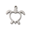 Non-Tarnish 201 Stainless Steel Pendants STAS-E206-04P-03-1