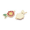 Alloy Enamel Pendants ENAM-T024-32M-G-2