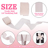 3 Rolls Frayed Polyester Ribbon OCOR-TA0002-97D-5