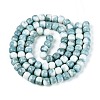 Ombre Effect Dyed Glass Beads Strands GLAA-N067-01A-04-2