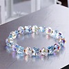 Glass Beaded Stretch Bracelets WGF21B9-04-1