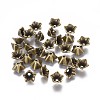 Tibetan Style Alloy Bead Caps K08T9072-1