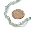 Natural Green Aventurine Chip Beaded Necklace NJEW-JN04616-14-3