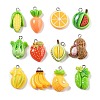 Opaque Resin Pendants RESI-S013-02M-1