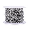 Tarnish Resistant 304 Stainless Steel Rolo Chains CHS-F011-08A-P-3