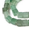 Natural Green Aventurine Beads Strands G-T139-6x6-36A-3