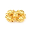 Brass Magnetic Clasps with Loops X-KK-H361-G-2