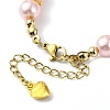 Glass Imitation Pearl Beaded Bracelets for Women BJEW-JB10034-02-4
