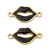 304 Stainless Steel Enamel Connector Charms STAS-H479-02G-2