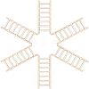 Ladder Unfinished Wooden Ornaments WOOD-WH0100-31-1