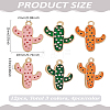 12Pcs 3 Colors Alloy Enamel Pendants ENAM-LP0002-20-2