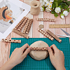10Pcs 10 Styles Wood Rolling Pin AJEW-GF0014-29-3