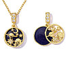 Brass Micro Pave Clear Cubic Zirconia Pendants CU-OY001-66G-1