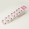 Stainless Steel Magnetic Ear Studs with Rhinestone EJEW-I054C-02-2