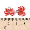 Christmas Theme Opaque Resin Pendants RESI-S08-01E-3