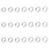 Unicraftale 21Pcs 7 Size 201 Stainless Steel Ring Core Blank for Inlay Jewelry Making RJEW-UN0002-39-8