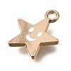 Alloy with Enamel Charms AL-CBA2F44-03G-02-2