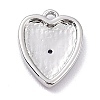 Brass Micro Pave Cubic Zirconia Charms ZIRC-I054-14P-05-3