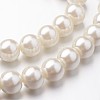 Eco-Friendly Dyed Glass Pearl Round Beads Strands HY-A008-8mm-RB011-2