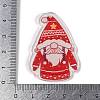 Christmas Theme Opaque Printed Acrylic Pendants SACR-S035-02B-3