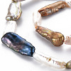 Natural Keshi Pearl Beads Strands PEAR-S021-078B-4