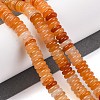 Natural Red Aventurine Beads Strands G-G084-A11-01-2