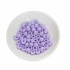 Opaque Acrylic European Large Hole Beads PL338-71-1