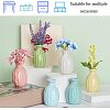  6Pcs 6 Colors Mini Ceramic Floral Vases for Home Decor BOTT-NB0001-04-5