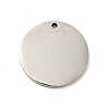 Non-Tarnish 201 Stainless Steel Pendants STAS-J041-04C-3