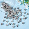 SUPERFINDINGS 120pcs Tibetan Style Zinc Alloy Spacer Beads FIND-FH0005-48-5